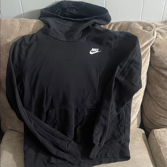 Nike Black Pullover with White Logo - Picture 1 of 1